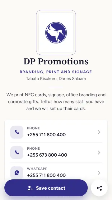 Executive template example