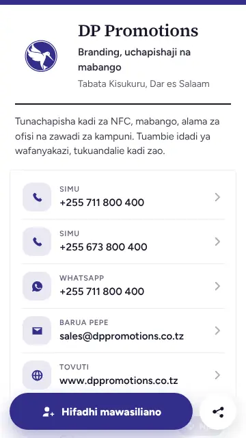 Mfano wa mtindo wa Barua rasmi