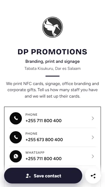 Monochrome template example